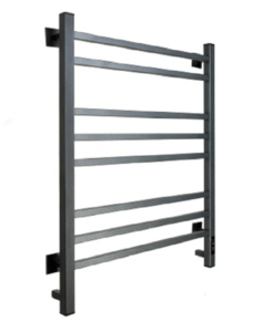 Изображение товара Полотенцесушитель электрический Comfysan Verona-K EC-8 80/50, 017842, ширина 50 см, высота 80 см, диммер справа, цвет оружейная сталь