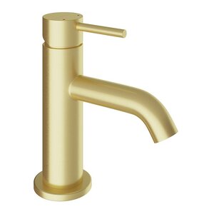 Изображение товара Смеситель для раковины Aqueduto Cano CAN0150, золото шлифованное