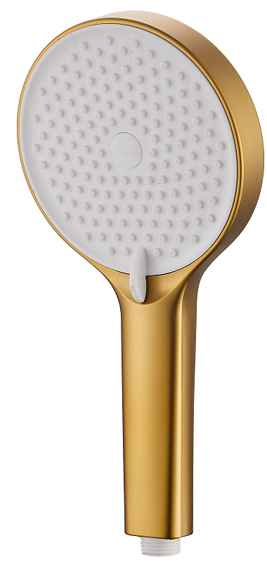 Изображение товара Душевая лейка Belz BS01-5, 3 режима, брашированное золото, круглая