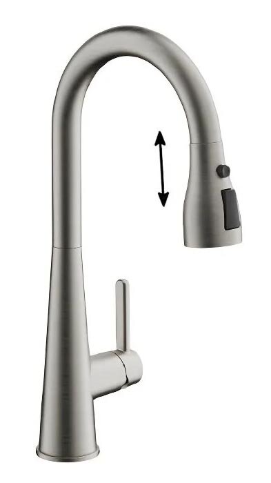 Изображение товара Смеситель Belz B816 B74816-6 для кухонной мойки, никель