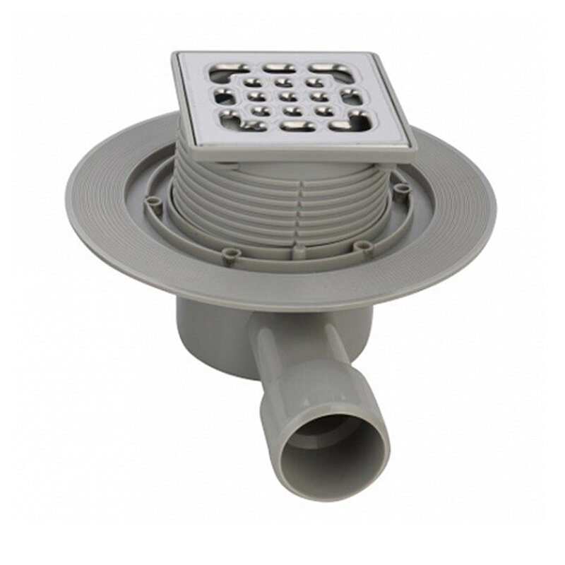 Изображение товара Дренажный трап Splendy FA304GKYCR 100×100 мм хром Изображение товара Дренажный трап Splendy FA304GKYCR 100×100 мм хром