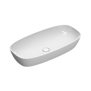 Изображение товара Раковина Catalano Alvea 80 см фарфор накладная белая стильная и надежная