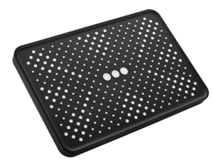 Изображение товара Верхний душ Belz BD02-7, 30.5 x 20.5 см, без держателя, черный матовый