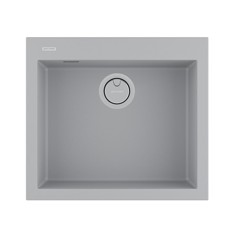 Изображение товара Мойка кухонная Paulmark Decoration 56 см urban grey с антибактериальной защитой