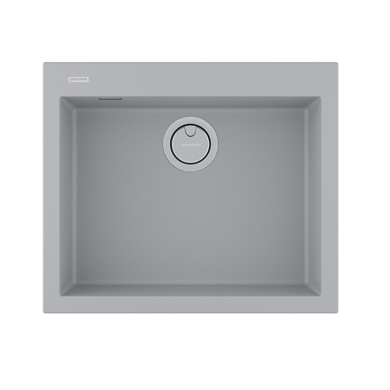 Изображение товара Кухонная мойка Paulmark Decoration 60 см urban grey стальной кант