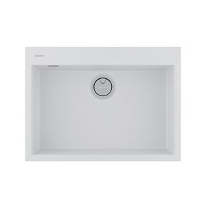 Изображение товара Мойка Paulmark Decoration PM936950-WH 69 см белая антикоррозийная Acrystone ARIAPURA