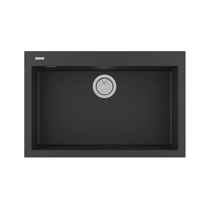 Изображение товара Мойка кухонная Paulmark Decoration, 76 см, PM937650-AN, цвет anthracite
