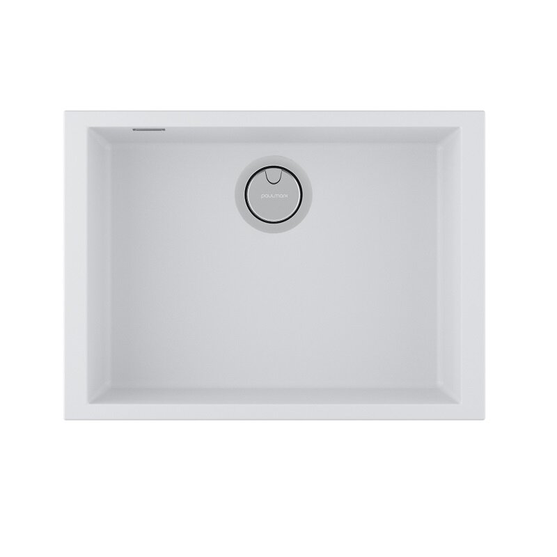 Изображение товара Кухонная мойка Paulmark Neo Classic 60 см белая с антибактериальной технологией