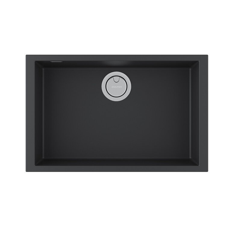 Изображение товара Кухонная мойка Paulmark Neo Classic 69 см anthracite из ACRYSTONE с технологиями ARIAPURA