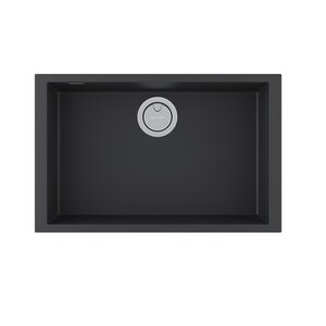 Изображение товара Мойка кухонная Paulmark Neo Classic, 69 см, PM966944-AN, цвет anthracite