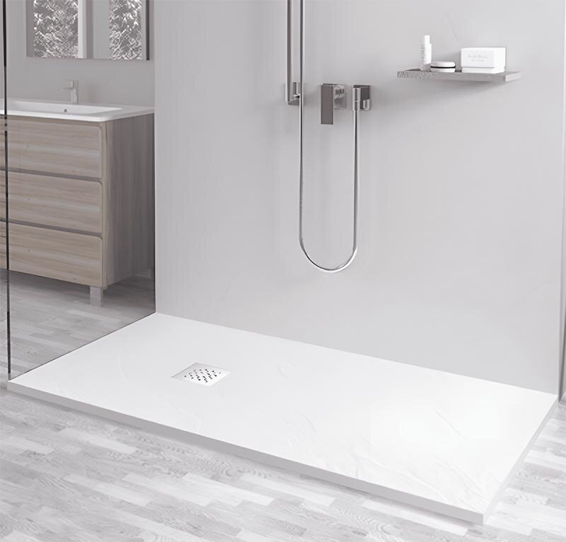 Изображение товара Душевой поддон RGW Stone Tray-W, 90 х 120 см, прямоугольный, искусственный камень, цвет белый, 14152912-01-11