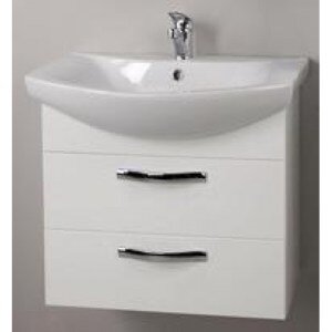 Изображение товара Тумба под раковину Акватон АРИЯ 50 М подвесная белая влагостойкая дизайн