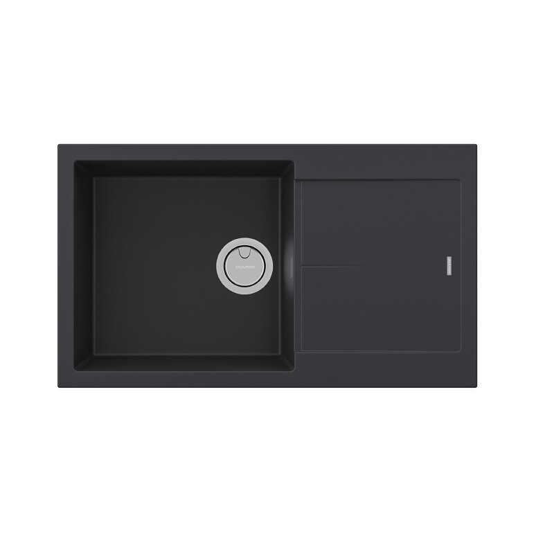 Изображение товара Мойка кухонная Paulmark Extensio, 86 см, PM988650-AN, цвет anthracite
