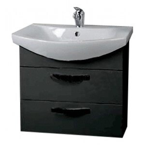 Изображение товара Тумба под раковину Aquaton АРИЯ 50 М, 1A140001AA950, черный глянец