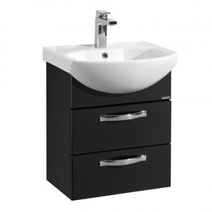 Изображение товара Тумба под раковину Aquaton АРИЯ 50 М, 1A140001AA950, черный глянец