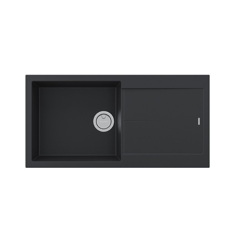 Изображение товара Мойка кухонная Paulmark Extensio, 99 см, PM989950-AN, цвет anthracite
