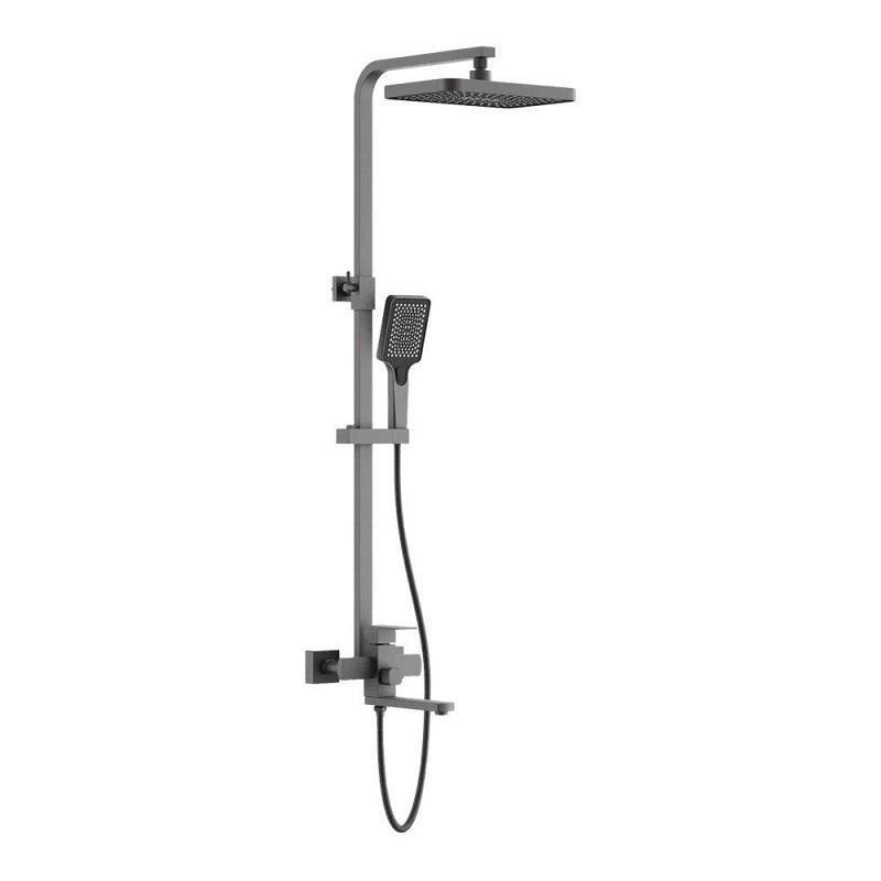 Изображение товара Душевая система Belz B817 B24817-3 с изливом, оружейная сталь