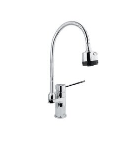 Изображение товара Смеситель Timo Saona 2308F chrome, для кухонной мойки, с гибким изливом, хром