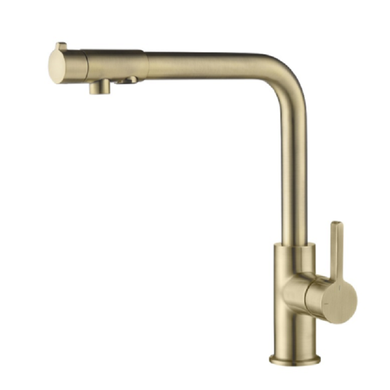 Изображение товара Смеситель для кухни Timo Hette 1026/02F бронза с подключением к фильтру