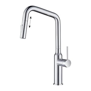 Изображение товара Смеситель Timo Saona 2386/00FL с выдвижным изливом хром для кухни