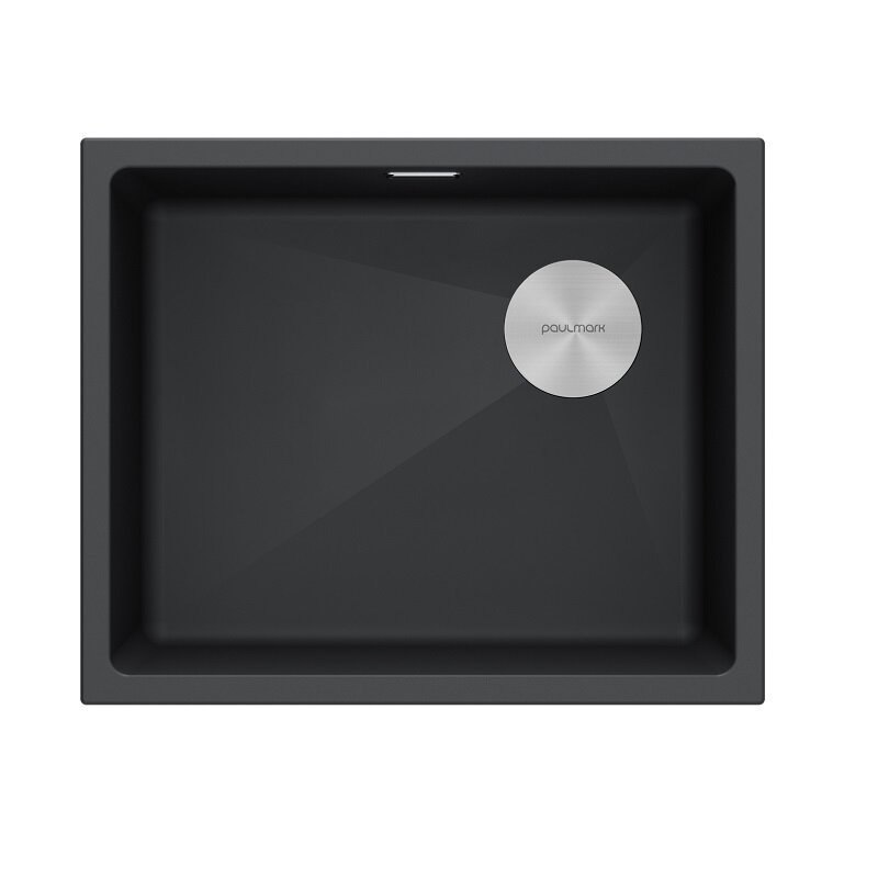Изображение товара Кухонная мойка Paulmark Lumi LU55SK-AN из искусственного гранита 55 см антрацит