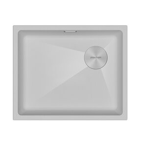 Изображение товара Кухонная мойка из искусственного гранита Paulmark Lumi LU55SK-WH 55 см белая