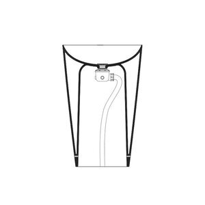 Изображение товара Сифон для напольной раковины Catalano 0454510001 белый глянцевый