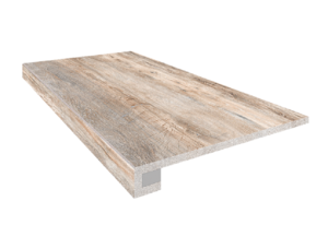 Изображение товара Ступень, керамогранит Estima Brigantina BG00 32750, 33х120 см без насечек+Подступенок 14.5х120 см, decape