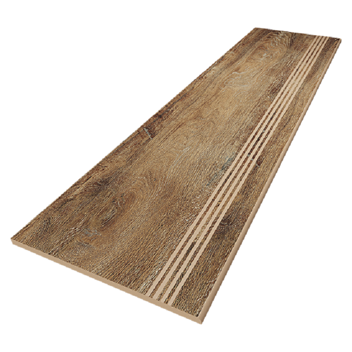 Изображение товара Керамогранитная ступень Estima Brigantina BG01 30x120 см под дерево