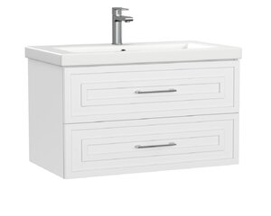 Изображение товара Тумба под раковину Cersanit Classic 69090, 80 см, подвесная, белая матовая
