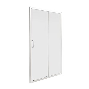 Изображение товара Душевая дверь Bas Cube WTW-120-C-CH 120 см, профиль хром, стекло прозрачное, КУ00012