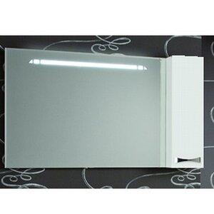 Изображение товара Зеркало Акватон Диор 120 с подсветкой и системой ANTI-STEAM, правое, белое