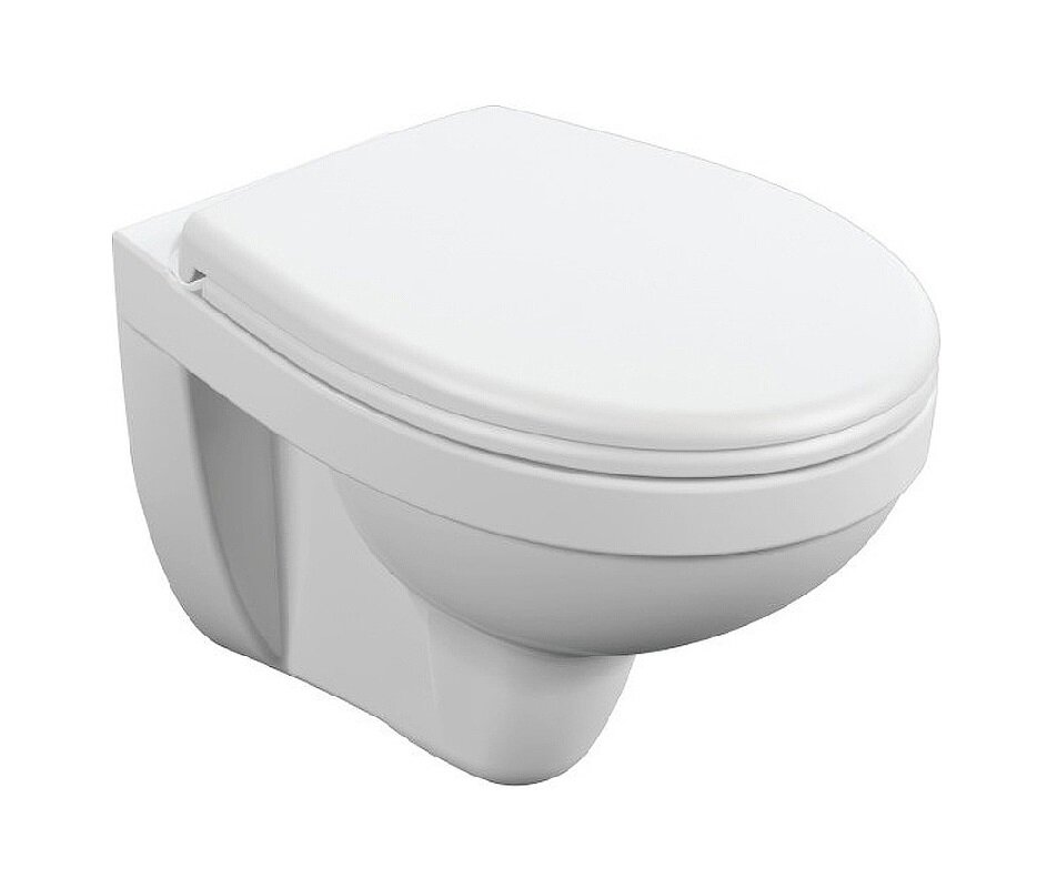 Изображение товара Подвесной унитаз Cersanit Delfi S-MZ-DELFI-PL безободковый с микролифтом и каскадным сливом