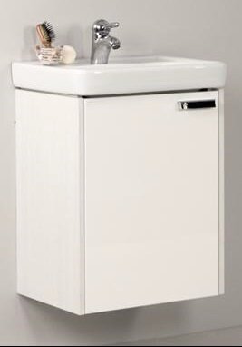 Изображение товара Тумба под раковину Акватон Йорк 50 М, 1A170901YOAY0, белый/выбеленное дерево