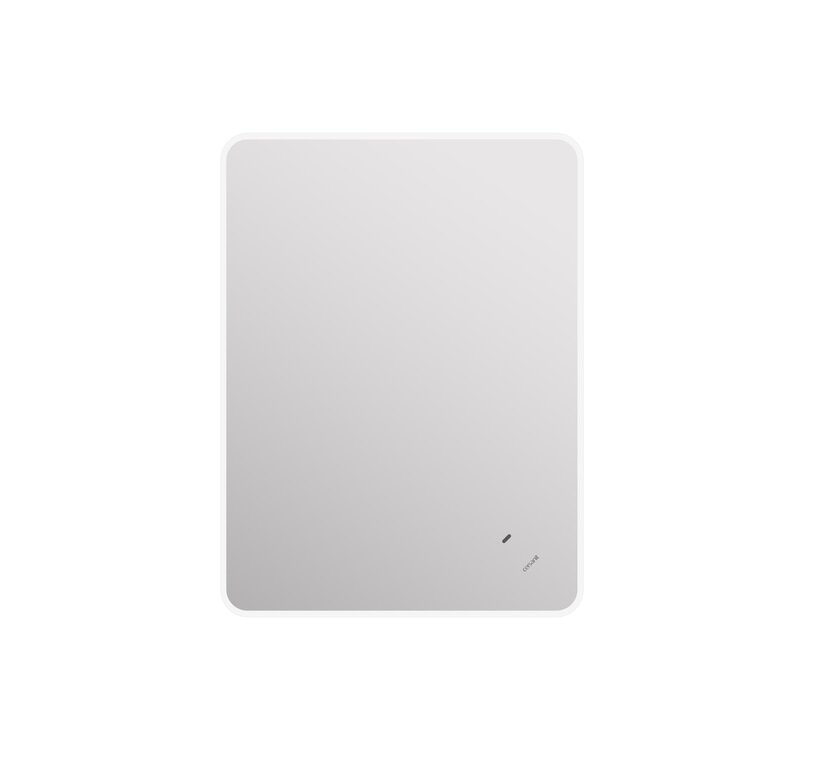Изображение товара Зеркало Cersanit Eclipse Fusion 64813, 60 x 80 см, подвесное, LED-подсветка, бесконтактное включение, реверсивное, серебро