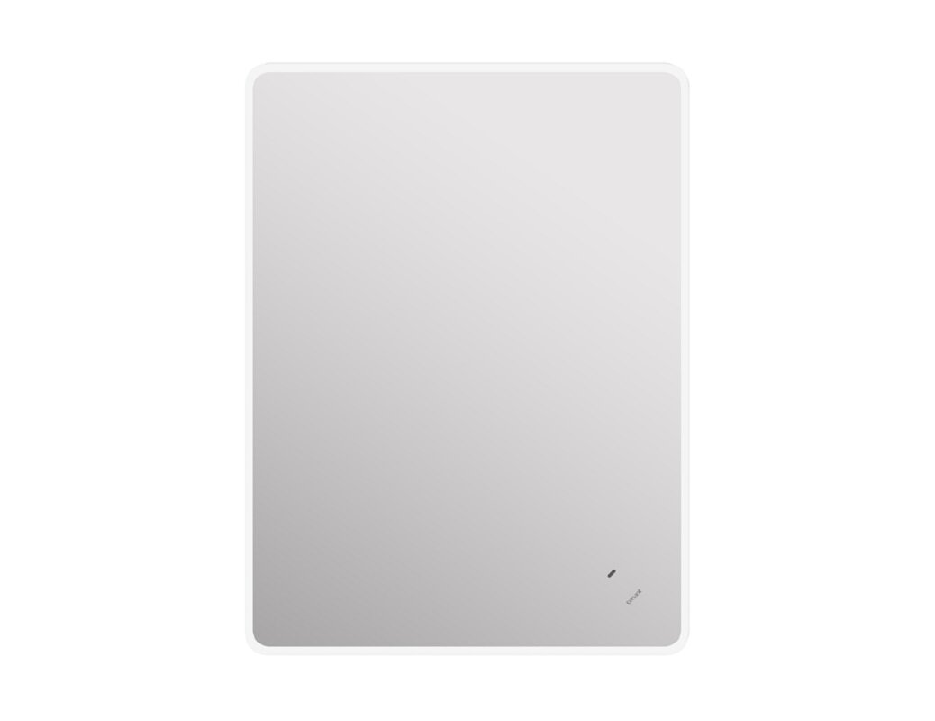 Изображение товара Зеркало Cersanit Eclipse Fusion 64814, 75 x 100 см, подвесное, LED-подсветка, бесконтактное включение, реверсивное, серебро