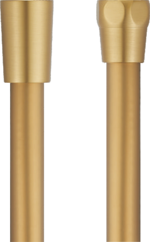 Изображение товара Душевой шланг Belz BR02-5 150 см брашированное золото PVD стандартный M1/2"