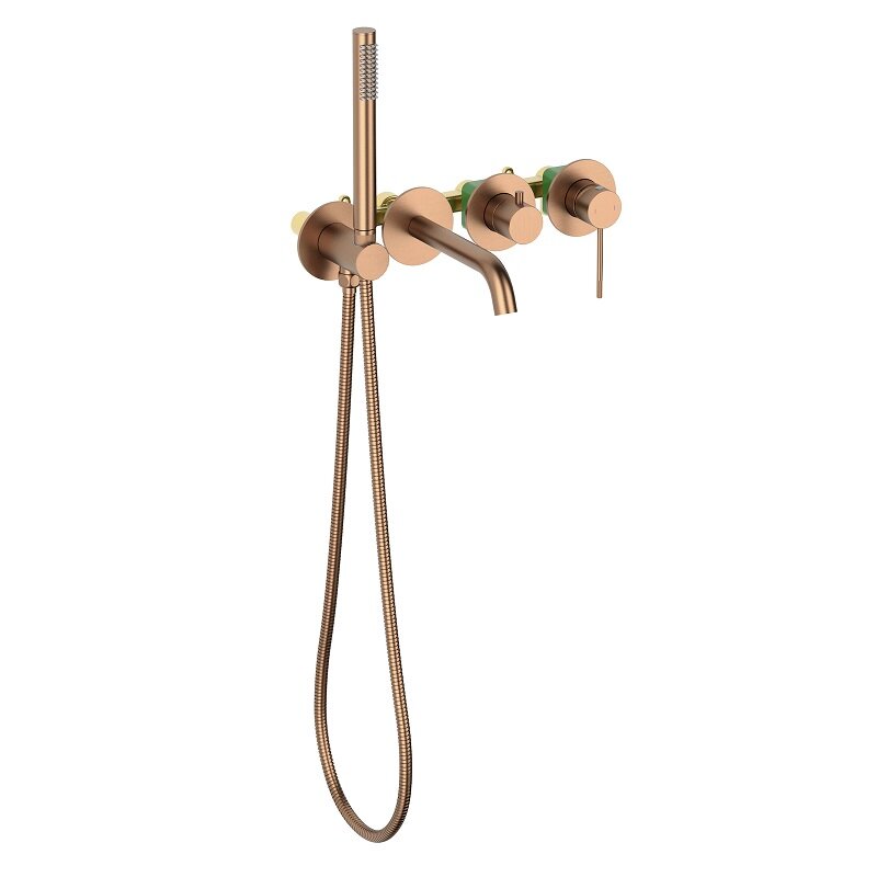 Изображение товара Смеситель для ванны и душа Timo Saona 2314/19YSM розовое золото встроенный