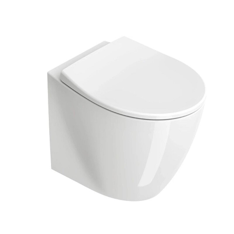 Изображение товара Унитаз приставной Catalano Italy 0712520001 безободковый белый высокое качество