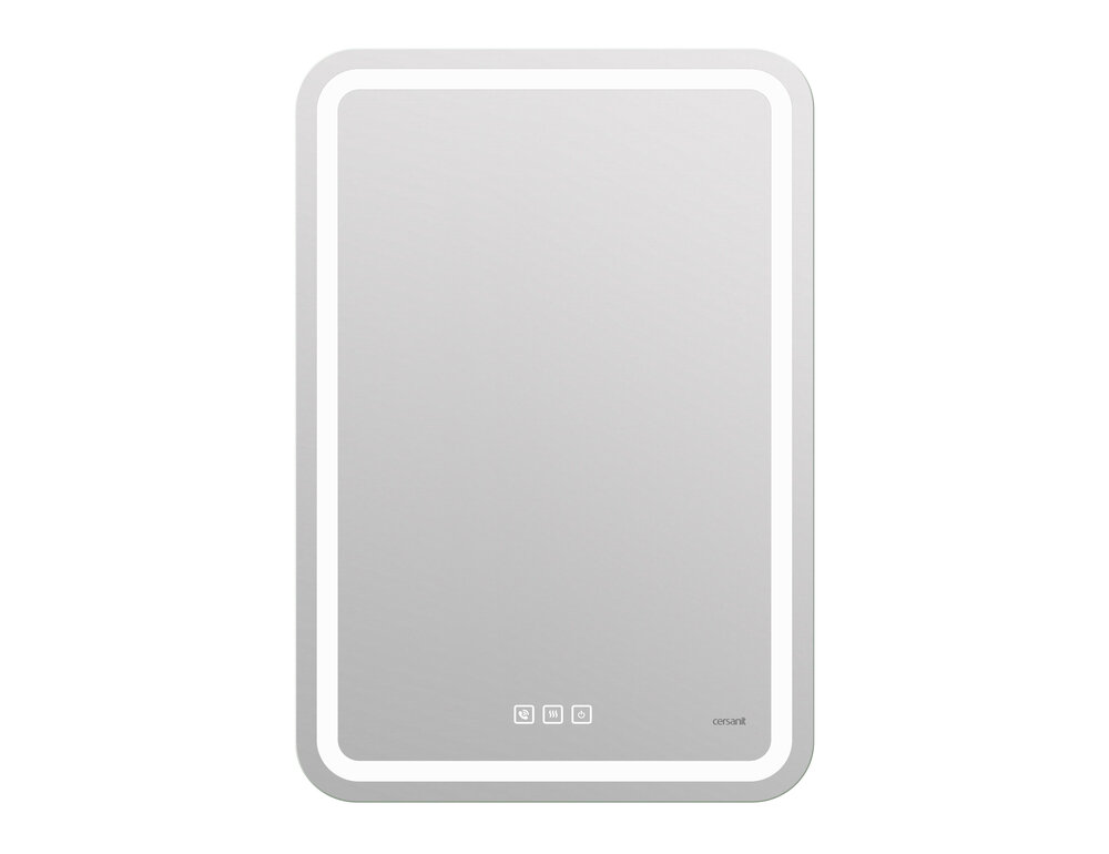Изображение товара Зеркало Cersanit 051 Design pro KN-LU-LED051*55-p-Os, 55 x 80 см, LED-подсветка, bluetooth, диммер, с антизапотеванием Изображение товара Зеркало Cersanit 051 Design pro KN-LU-LED051*55-p-Os, 55 x 80 см, LED-подсветка, bluetooth, диммер, с антизапотеванием