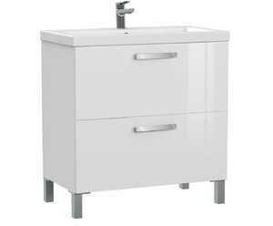 Изображение товара Тумба под раковину Cersanit Melar 64130 80 см белая подвесная/напольная