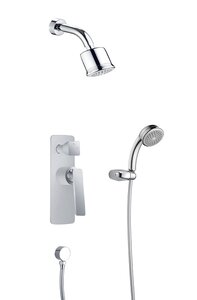 Изображение товара Душевая система Timo Helmi SX-4059/00-16SM 2-х режимная встроенная хром-белая