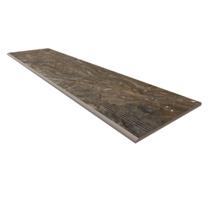 Изображение товара Ступень, керамогранит Estima Bernini BR04 67329, 30х120 см, с насечками, dark brown