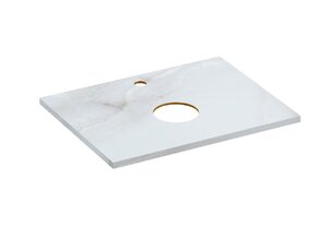 Изображение товара Столешница Cersanit Stone Aura 63857, 60 см, керамогранит, цвет светло-серый сатиновый