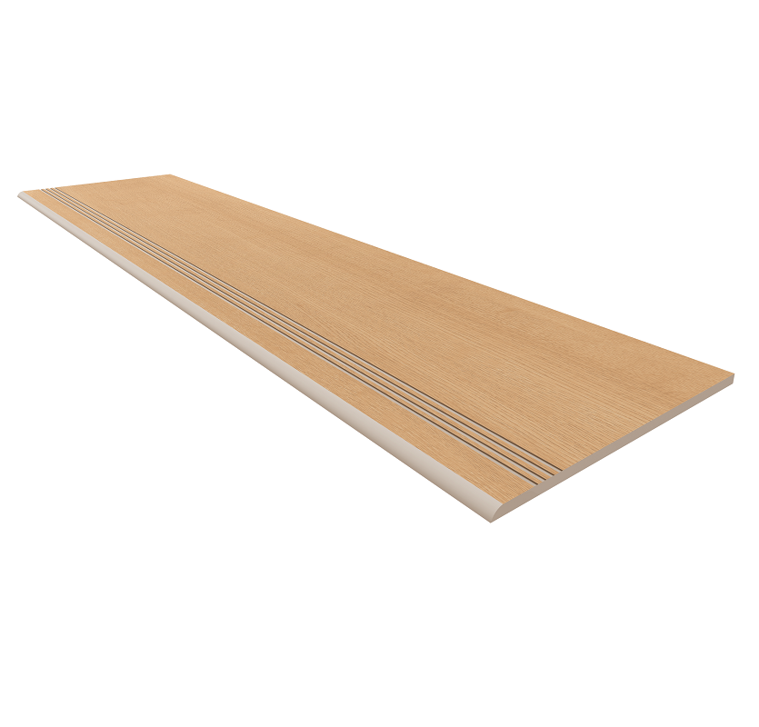 Изображение товара Ступень, керамогранит Estima Classic Wood CW04 69397, 30х120 см, с насечками, honey oak Изображение товара Ступень, керамогранит Estima Classic Wood CW04 69397, 30х120 см, с насечками, honey oak