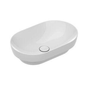 Изображение товара Раковина Catalano Sfera 0524550001 55 см овальная белая фарфор накладная