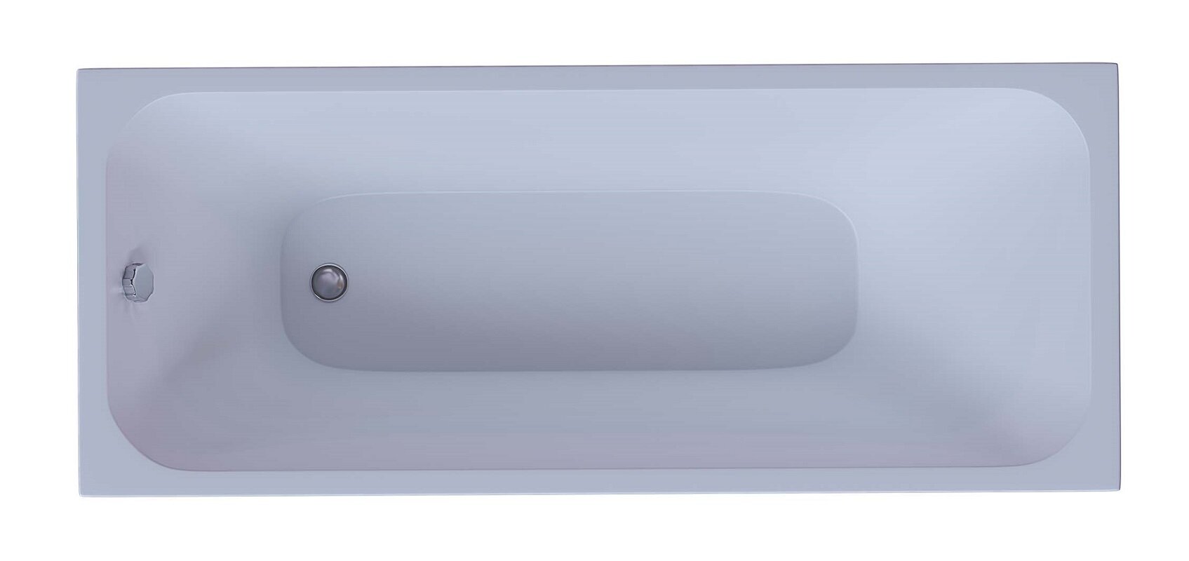 Изображение товара Акриловая ванна Aquatek Мия 155x70 см встраиваемая белая