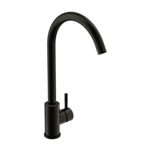 Изображение товара Смеситель Cersanit Como 68243, для кухонной мойки, черный матовый