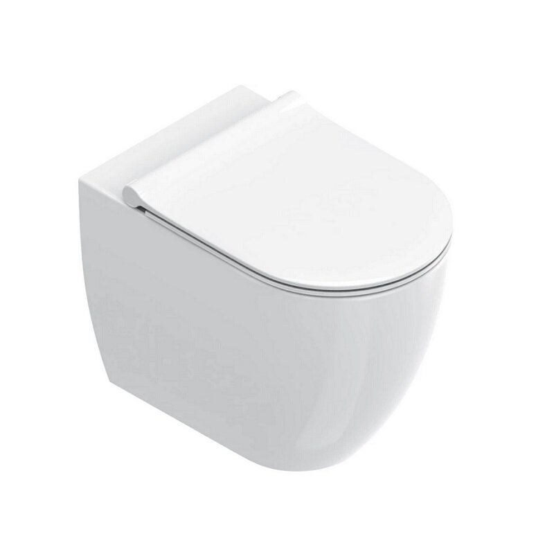 Изображение товара Безободковый унитаз приставной Catalano Sfera 0514550001 белый