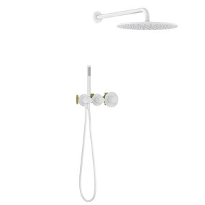 Изображение товара Встроенная душевая система Timo Saona SX-2359/16SM с термостатом, белый матовый
